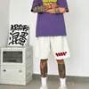 Pantalones Cortos de Algodón para Hombre Estilo Americano de Verano, Elegantes Pantalones Cortos Deportivos de Baloncesto, Pantalones Cortos Sueltos Grandes Casuales de Espuma
