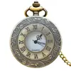 Reloj de Bolsillo Retro Reloj de Cuarzo Estilo Europeo y Americano Hueco Tapa abatible Grande Bronce Antiguo Regalo para Hombres y Mujeres Reloj de Bolsillo de Cuarzo Venta al por Mayor