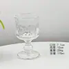 Copa de Vidrio con Patrón de Árbol Retro de Lujo Ligero, Vaso de Whisky de Gama Alta, Copa de Vino, Vaso para Bebidas