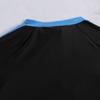 Traje de Baño Dividido de Nuevo Estilo para Mujer Cuello Redondo Ajustado Color en Contraste Traje de Baño Triángulo Moderno Manga Larga Deportivo Aguas Termales Playa