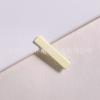 Pinza metálica para macarrón de 3.7 cm sin costuras de doble horquilla para niña, pinza para flequillo, pinza lateral, horquilla hecha a mano DIY, pinza inferior