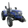 Tractor Diesel de Ruedas 244 de Tracción en las Cuatro Ruedas Agrícola, Alta Potencia, Rotocultivador, Excavación de Zanjas y Transporte Integrado para Terreno Montañoso y Ondulado