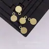 Joyería Hecha a Mano DIY Colgante de Disco Geométrico Colgante de Cobre Tocado Nupcial Aretes Pulsera Collar Material B226