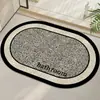 Alfombrillas Absorbentes Antideslizantes Personalizadas para Baño Felpudos para Puerta de Inodoro Alfombras para el Hogar Felpudos Suaves de Tierra de Diatomeas Felpudos para la Entrada