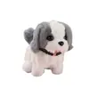 Perro de juguete eléctrico, cachorro eléctrico, juguete de peluche eléctrico, muñeco de perro de simulación que camina y ladra, mascota electrónica para niños.