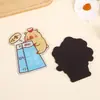 Ímãs de Geladeira de Acrílico Transparente com Texto Personalizado Adesivos Magnéticos Desenho Animado Cultural e Criativo Presentes de Feriado Formatura Artesanato Decorativo