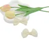 Accesorios de Lazo de Gasa Colorida de Doble Capa Estilo Coreano, Lindos Accesorios de Pasador de Color Sólido de Princesa, Accesorios Versátiles de Alta Gama para Ropa