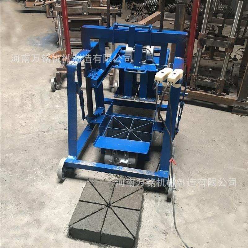 三角砖制砖机 高层斜砌顶预制三角块机械 新款小型水泥砌块砖机