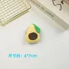 Peças Abertas de Pelúcia Desenho Animado Acessórios Fofos de Frutas Melancia Morango Abacate Cenoura Materiais Semi-acabados para Acessórios de Cabelo