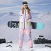 Conjunto de Traje de Esquí en Rebaja, Cortavientos, Impermeable, Cálido, Transpirable, Unisex, Chaqueta y Pantalones de Esquí Duraderos, Venta al por Mayor y Dropshipping