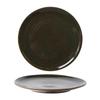 Plato Plano de Cerámica Esmaltada Color Musgo Creativo Retro Americano Vajilla Taza de Café para Bistec Occidental Tazas para Arte Latte Cuencos y Platos de Alto Valor