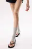 Calcetines de Algodón Puro Estilo Ballet con Volantes de Encaje para Mujer, Cubre Pies Finos de Verano, Calcetines Dulces para Mujer hasta la Mitad de la Pantorrilla