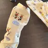 Pijama feminino estilo princesa de desenho animado, cardigã para primavera e outono, conjunto de calça comprida e manga longa, adequado para usar como roupa de casa