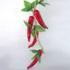 Cadena de Frutas de Simulación Cadena de Frutas de Granja Cadena de Berenjenas Tira de Vid Cadena de Chiles Adornos de Hotel Planta de Simulación Vid de Frutas