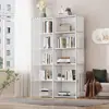 Estante Simples à Prova de Poeira de Chão para Casa Mesa Armazenamento de Livros Prateleira de Armazenamento Multicamadas Prateleira de Armazenamento de Livros Ilustrados para Crianças