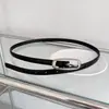 Cinto Fino Amarelo Estilo Millennial Dopamina para Mulheres Y2K Fivela de Metal Personalizada Cinto Decorativo com Acessórios de Cinto para Jeans