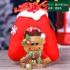 Saco de Embalagem para Maçã do Amor de Natal Saco de Presente do Papai Noel Saco de Presente Saco de Maçã do Amor de Natal de Veludo Dourado