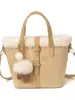 Bolsa Pequena de Mão em Couro Camurça para Mulheres 2025 Nova Bolsa Saco Retro com Franjas Bolsa de Ombro Transversal Versátil de Inverno