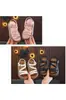 Sandalias para Niña 2024 Nuevos Zapatos de Princesa Suela Suave Moda Combinan con Todo Estilo Universitario Verano Niña Pequeña Playa Venta al por Mayor