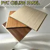 Painel de PVC espessado painel de teto integrado, material de decoração, painel de parede de fundo, painel de teto em tira longa