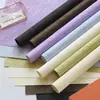 Pensamiento de Siete Colores Tamaño Pequeño Serie de Papel con Patrón de Piedra Sin Corte Papel de Envoltura para Flores Material de Envoltura para Flores de Alta Calidad Floristería Arte Floral