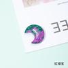 Escultura de Cristal Natural 3cm Enfeites de Lua Cristal Rosa Meia-Lua Pedra Bruta Polida Acessórios de Joias diy Especial ao Vivo