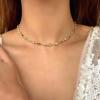 Corrente longa para suéter com borlas em formato de coração banhada a ouro, temperamento sexy francês transfronteiriço, colar em Y para mulheres, atacado