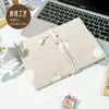 Cuaderno de Mano A5 de Tela Extraíble de Aspecto Elevado, Fresco y Sencillo, Estilo Ins, Cuaderno con Goma Elástica de Hojas Sueltas