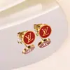 No es necesario quitarse los pendientes al ducharse, tachuelas para el cartílago de titanio, pendientes de gota de aceite, accesorios de diseño para el día a día, joyería de oído de moda al por mayor