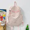 Bolsa de tela de nailon para mujer, mochila casual de moda estilo coreano 2026 nueva, mochila ligera versátil de gran capacidad para hombre