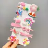 Presilha de Cabelo Fofa de Luxo Leve para Meninas Lateral Grampo de Uma Palavra de Alta Qualidade Presilhas Exclusivas Infantis Grampo de Cabelo Adorno de Cabelo Acessórios de Cabelo Yiwu