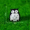 Novo produto transfronteiriço: paisagem em miniatura com figuras de coruja criativas, decorações de paisagismo DIY para jardinagem e pequenos enfeites de mesa