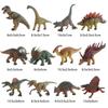 2025 nuevo PVC sólido simulación dinosaurio 3D rompecabezas tridimensional agujero de fusión versión Q dinosaurio juguete adornos suministro transfronterizo