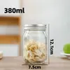 Frascos para Conservar Frutas Resistentes a Altas Temperaturas, Transparentes de Vidrio Cuadrados y Redondos, Frascos Mason, Serie de Boca Ancha, y Frascos para Almacenar Granos, Todo en Stock para Venta al por Mayor