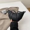 Bolso Pequeño de Verano de Alta Gama Tejido a Mano para Mujer 2025 Bolso Dumpling de Moda Personalizado Bolso para Teléfono Móvil Bolso Cruzado Versátil