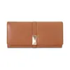 Talian 2025 Nueva Cartera Larga de Alto Valor para Mujer con Cremallera Simple Plegable Cartera Larga Cartera
