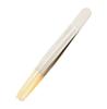 Pinzas para Cejas con Forma de Pez Herramienta de Belleza Acabado Espejo Negro Punta Angulada de 1.2 para Dar Forma a las Cejas y Depilación En Stock Transfronterizo