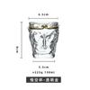 Taza de Té de Vidrio Black Myth Wukong Personalizada Estilo Chino Copa de Cristal Tendencia China Rey Mono Juego de Té Regalo Empresarial