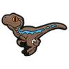 Hebilla de PVC con diseño de dinosaurio de dibujos animados, accesorio para zapatos, hebilla decorativa, desmontable, con pegamento suave, para bricolaje