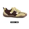 Vale do Pescoço Melard Velcro Sapatos de Treino Alemães Femininos Cor Color Block Retrô Sapatos Forrest Gump Pessoa Preguiçosa Solado Macio Sapatos Casuais Versáteis Femininos