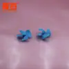 324Y1A Azul 32 Aspas de Ventilador de Hélice de Cuatro Aspas Agujero de 1 mm Aspa de Viento Hélice de Barco Modelo de Tecnología Piezas