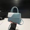 Nueva Moda 2024 Bolso de Hombro Retro Bolso de Mano Costuras Cruzado Moderno Bolso Simple Bolso de Axila para Mujer