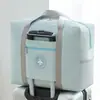 Etiqueta redonda espessa bolsa de avião mala de viagem carrinho de bagagem bolsa dobrável de armazenamento organizador de bagagem de estudante bolsa de maternidade