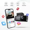 Cámara de Tablero 4K, Oculta Wifi de Alta Definición, Grabación Dual Frontal y Trasera, Visión Nocturna, Adas, con GPS, Cámara Dual para Coche