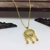 Collar con candado de seguridad Xiangyun Ruyi para mujer de acero de titanio mismo estilo TikTok lujo ligero nicho candado de longevidad calcedonia blanca Colgante de campana