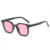 Nuevo Estilo Caliente Transfronterizo Gafas de Sol de Cuatro Clavos Multicolor Rubor Gafas de Sol Degradadas Artefacto de Maquillaje de Verano Hoja de Té Sol