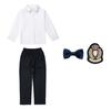 Uniforme escolar infantil Primavera e Outono novo estudante do ensino fundamental conjunto de camisa de renda e saia plissada jardim de infância Roupas de outono para o jardim