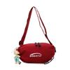 Bolso bandolera ligero al por mayor transfronterizo para mujer, nuevo coreano, de nailon ligero repelente al agua, pequeño bolso de hombro con cordón, bolsa deportiva y de ocio
