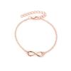 Europa y Estados Unidos nuevo brazalete simple de 8 caracteres personalidad digital brazalete Joker comercio exterior joyería caliente suministro fabricantes ventas directas