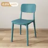 Silla de Plástico de Lujo Ligero Respaldo Silla Ocio Comercial Taburete Negro Comedor Restaurante Mesa y Sillas de Comedor Uso en el Hogar